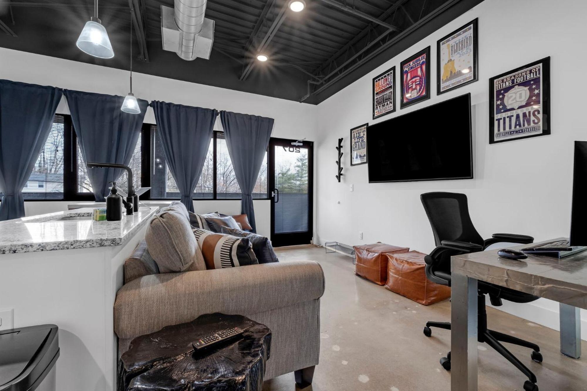 New Studio Sleeps 4 - 7 Mins To Dwtn ناشفيل المظهر الخارجي الصورة